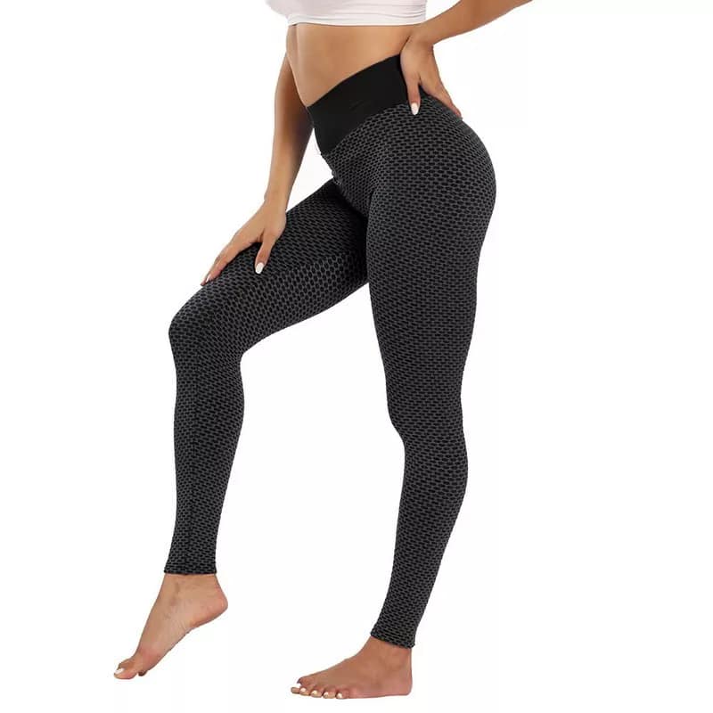 Women High Waist TikTok Leggings Ruched Butt Lifting Yoga Pants Gym Fitness  US