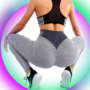 TikTok Leggings Womens Push Up Anti-Cellulite Yoga Pants Ruched